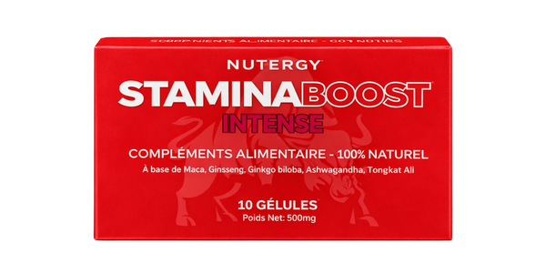 STAMINABOOST "INTENSE" - Complément alimentaire pour hommes à base de plantes