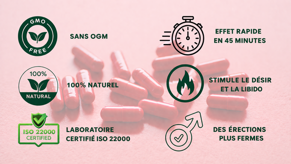STAMINABOOST "INTENSE" - Complément alimentaire pour hommes à base de plantes