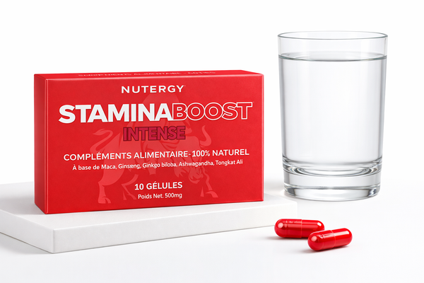 STAMINABOOST "INTENSE" - Complément alimentaire pour hommes à base de plantes