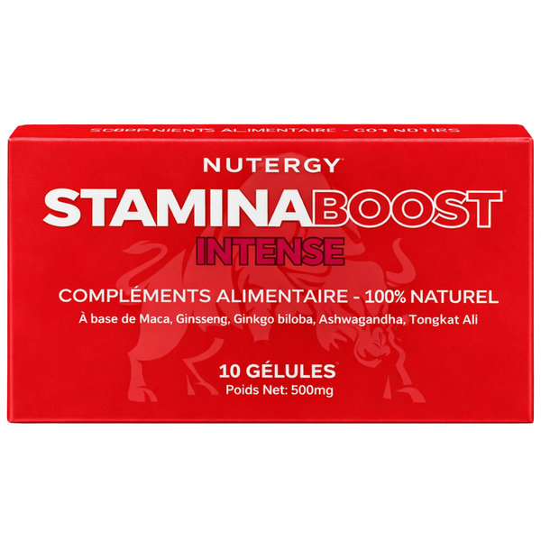 STAMINABOOST "INTENSE" - Complément alimentaire pour hommes à base de plantes