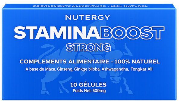 STAMINABOOST "STRONG" - Complément alimentaire pour hommes à base de plantes